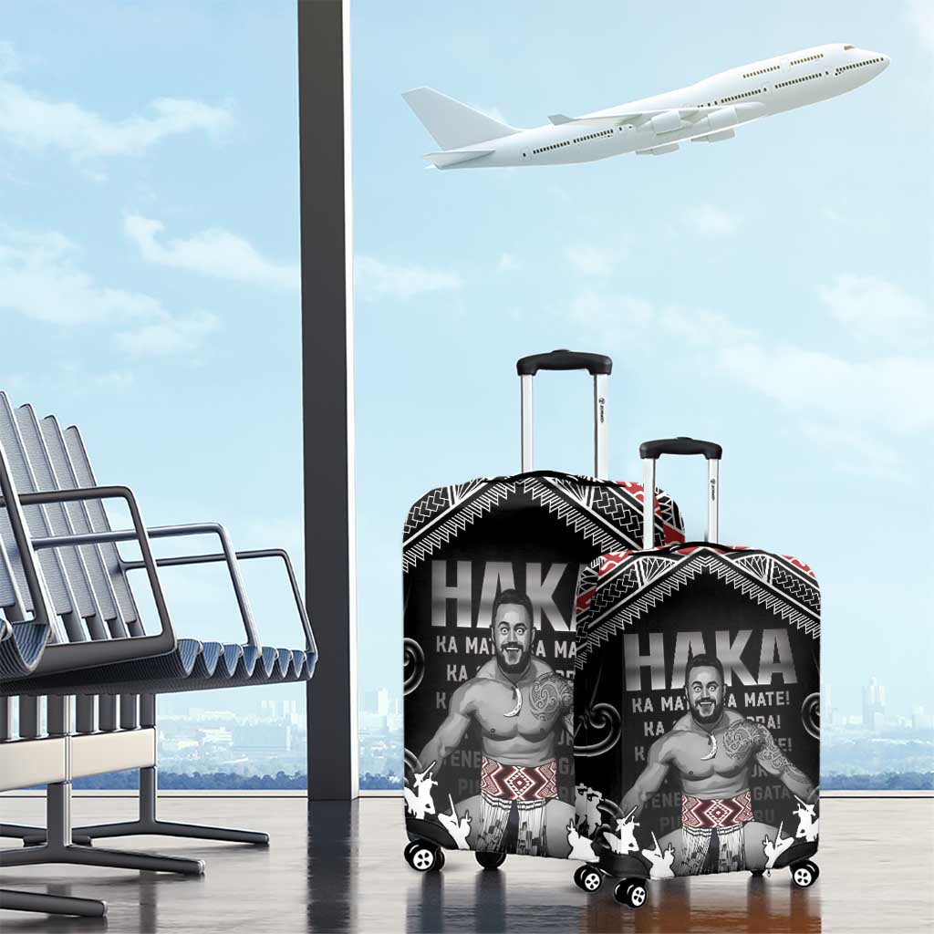 New Zealand Aotearoa Luggage Cover Traditional Kapa Haka