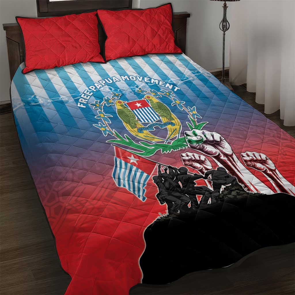 Free West Papua Quilt Bed Set One People One Soul Unique Style - Polynesian Pride