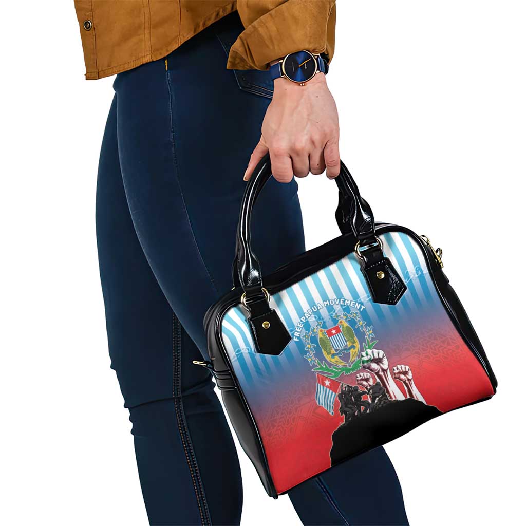 Free West Papua Shoulder Handbag One People One Soul Unique Style LT05 - Polynesian Pride