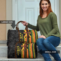 Hawaii Maoli Spirit Travel Bag Kakau Pattern With Flower Lei LT05 - Polynesian Pride
