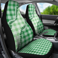 Green Hawaii Palaka Car Seat Cover Hawaiian Pikake Lei