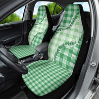 Green Hawaii Palaka Car Seat Cover Hawaiian Pikake Lei