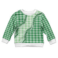 Green Hawaii Palaka Kid Ugly Christmas Sweater Hawaiian Pikake Lei LT05 Kid Green - Polynesian Pride