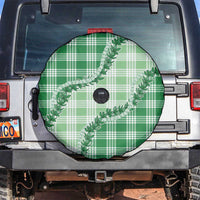 Green Hawaii Palaka Spare Tire Cover Hawaiian Pikake Lei