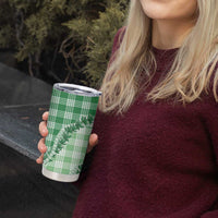 Green Hawaii Palaka Tumbler Cup Hawaiian Pikake Lei