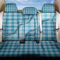 Blue Hawaii Palaka Back Car Seat Cover Hawaiian Pikake Lei LT05 One Size Blue - Polynesian Pride