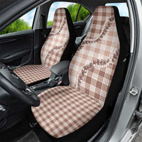 Beige Hawaii Palaka Car Seat Cover Hawaiian Pikake Lei LT05 - Polynesian Pride