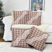 Beige Hawaii Palaka Pillow Cover Hawaiian Pikake Lei