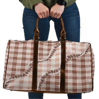 Beige Hawaii Palaka Travel Bag Hawaiian Pikake Lei LT05 Beige - Polynesian Pride