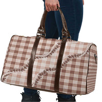 Beige Hawaii Palaka Travel Bag Hawaiian Pikake Lei LT05 - Polynesian Pride