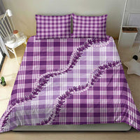 Violet Hawaii Palaka Bedding Set Hawaiian Pikake Lei