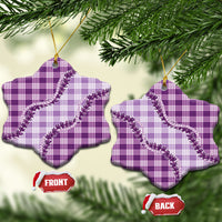 Violet Hawaii Palaka Ceramic Ornament Hawaiian Pikake Lei