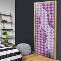 Violet Hawaii Palaka Door Cover Hawaiian Pikake Lei LT05 - Polynesian Pride