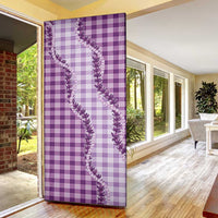 Violet Hawaii Palaka Door Cover Hawaiian Pikake Lei LT05 - Polynesian Pride