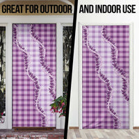 Violet Hawaii Palaka Door Cover Hawaiian Pikake Lei LT05 - Polynesian Pride