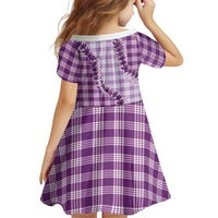 Violet Hawaii Palaka Family Matching Off The Shoulder Long Sleeve Dress and Hawaiian Shirt Hawaiian Pikake Lei LT05 - Polynesian Pride