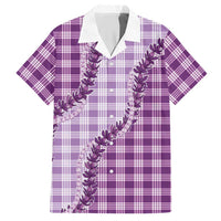 Violet Hawaii Palaka Hawaiian Shirt Hawaiian Pikake Lei