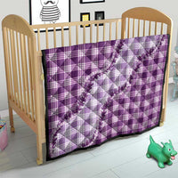 Violet Hawaii Palaka Quilt Hawaiian Pikake Lei