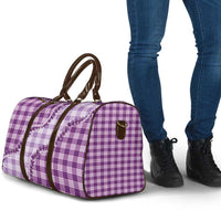 Violet Hawaii Palaka Travel Bag Hawaiian Pikake Lei