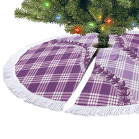 Violet Hawaii Palaka Tree Skirt Hawaiian Pikake Lei