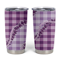 Violet Hawaii Palaka Tumbler Cup Hawaiian Pikake Lei LT05 Violet - Polynesian Pride
