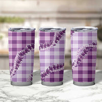 Violet Hawaii Palaka Tumbler Cup Hawaiian Pikake Lei LT05 - Polynesian Pride