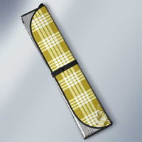 Yellow Hawaii Palaka Auto Sun Shade Hawaiian Pikake Lei