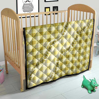 Yellow Hawaii Palaka Quilt Hawaiian Pikake Lei