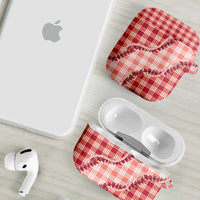 Red Hawaii Palaka AirPods Case Hawaiian Pikake Lei