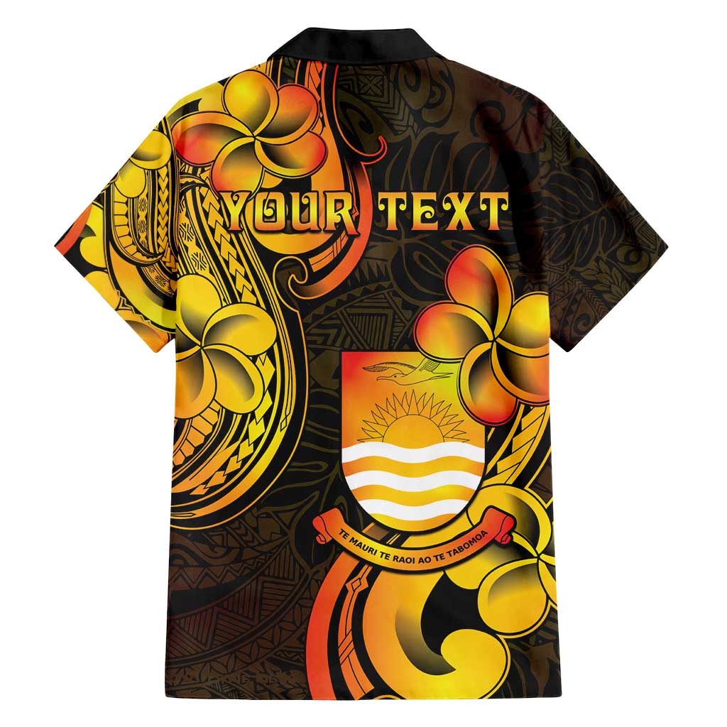 Personalised Kiribati Independence Day Family Matching Off Shoulder Maxi Dress and Hawaiian Shirt 46th Anniversary LT05 - Polynesian Pride