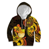 Personalised Kiribati Independence Day Kid Hoodie 46th Anniversary LT05 Hoodie Yellow - Polynesian Pride