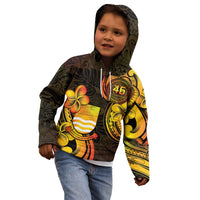 Personalised Kiribati Independence Day Kid Hoodie 46th Anniversary LT05 - Polynesian Pride