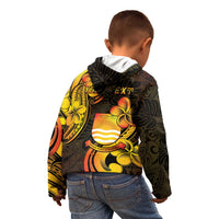 Personalised Kiribati Independence Day Kid Hoodie 46th Anniversary LT05 - Polynesian Pride