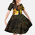 Personalised Kiribati Independence Day Kid Short Sleeve Dress 46th Anniversary