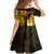 Personalised Kiribati Independence Day Kid Short Sleeve Dress 46th Anniversary