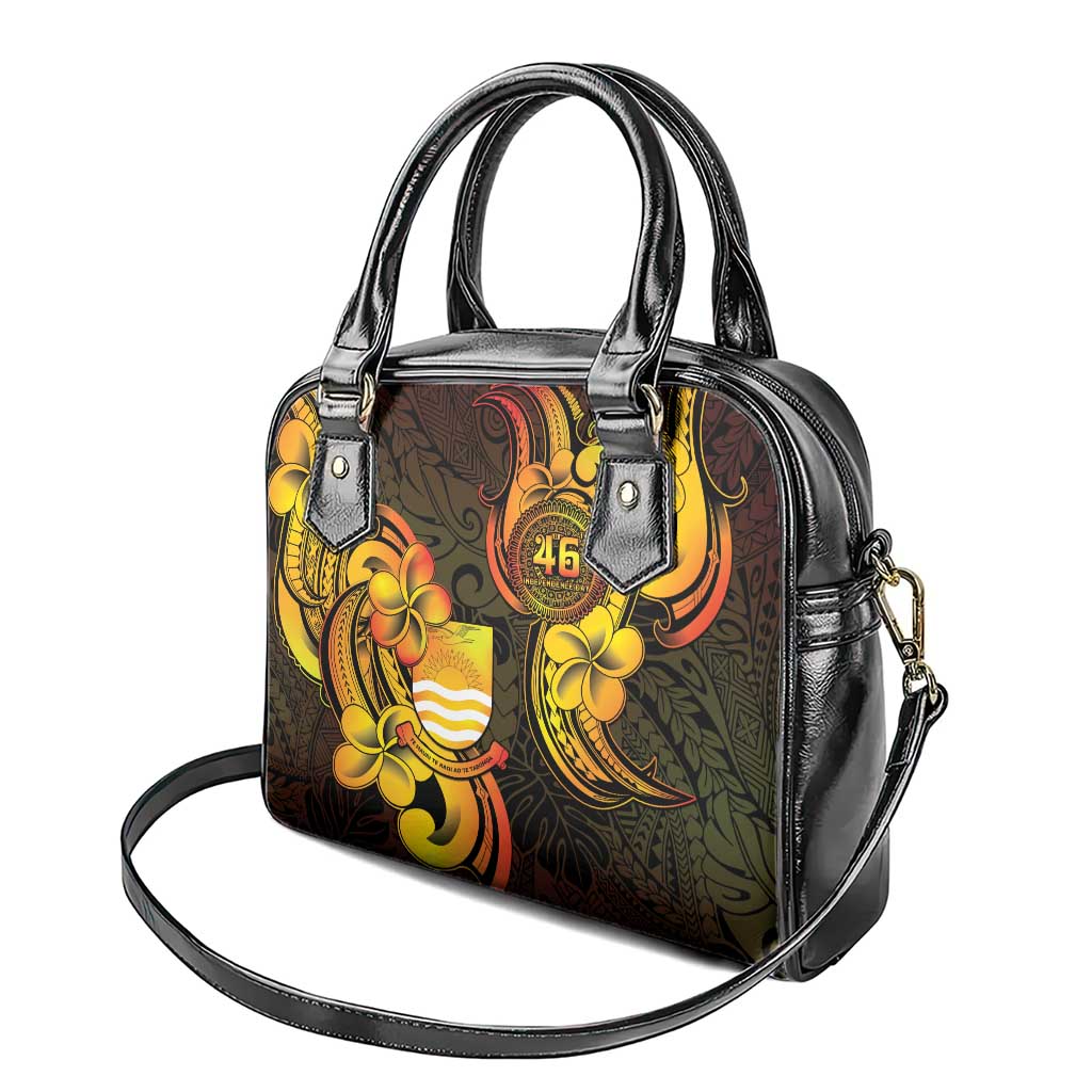 Personalised Kiribati Independence Day Shoulder Handbag 46th Anniversary