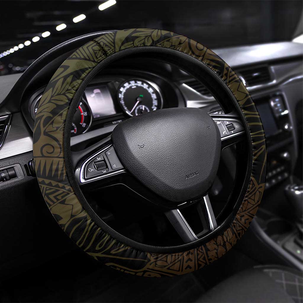 Kiribati Independence Day Steering Wheel Cover 46th Anniversary