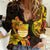 Personalised Kiribati Independence Day Women Casual Shirt 46th Anniversary