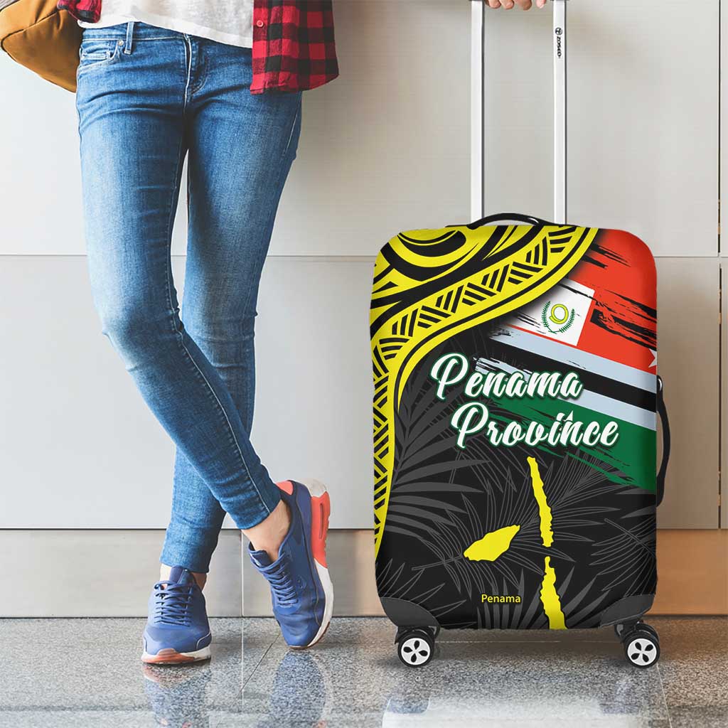 Vanuatu Penama Day Luggage Cover Grunge Flag Style LT05 - Polynesian Pride