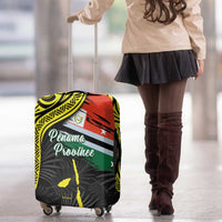 Vanuatu Penama Day Luggage Cover Grunge Flag Style LT05 - Polynesian Pride