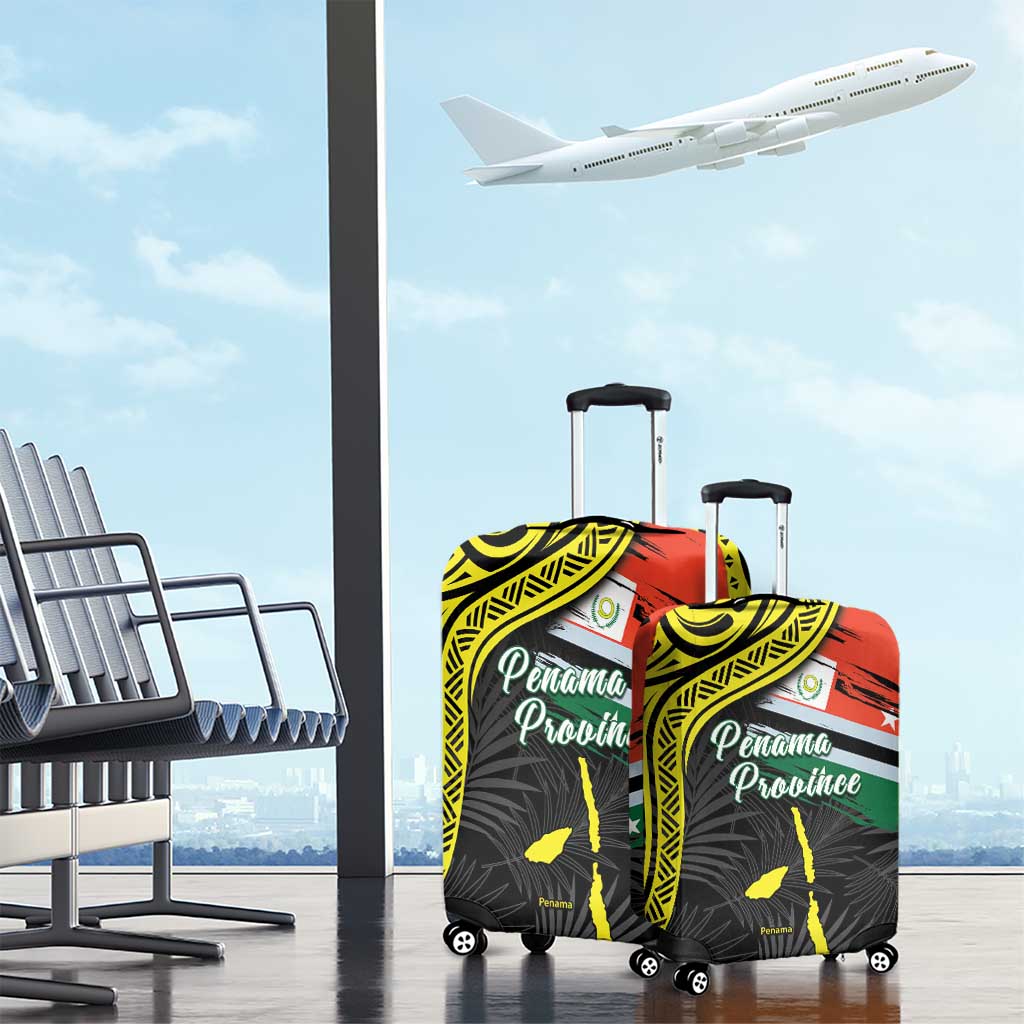 Vanuatu Penama Day Luggage Cover Grunge Flag Style LT05 - Polynesian Pride