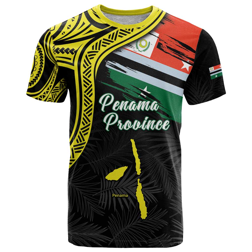 Personalised Vanuatu Penama Day T Shirt Grunge Flag Style LT05 Black - Polynesian Pride