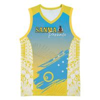 Personalised Vanuatu Sanma Day Basketball Jersey Special Style - Polynesian Pride