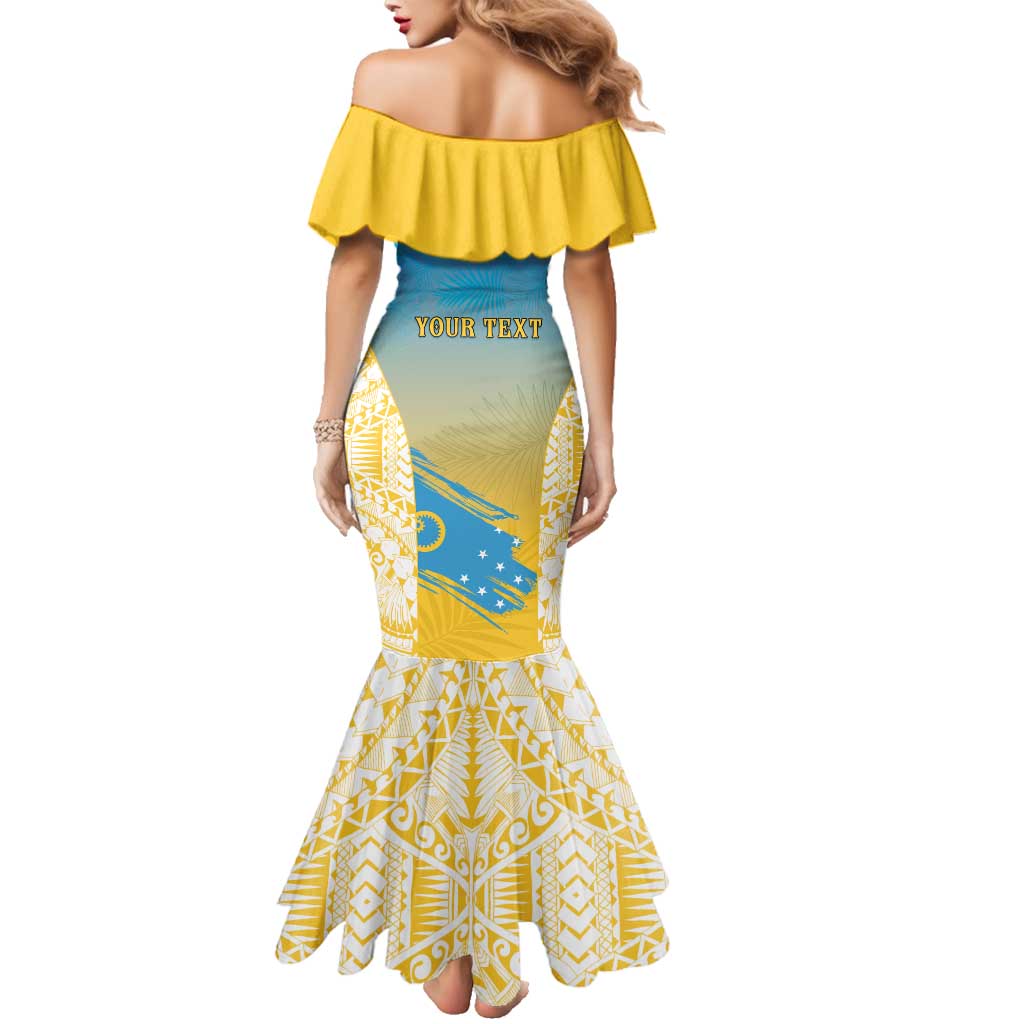 Personalised Vanuatu Sanma Day Family Matching Mermaid Dress and Hawaiian Shirt Special Style LT05 - Polynesian Pride