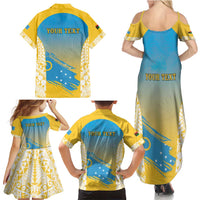 Personalised Vanuatu Sanma Day Family Matching Summer Maxi Dress and Hawaiian Shirt Special Style LT05 - Polynesian Pride