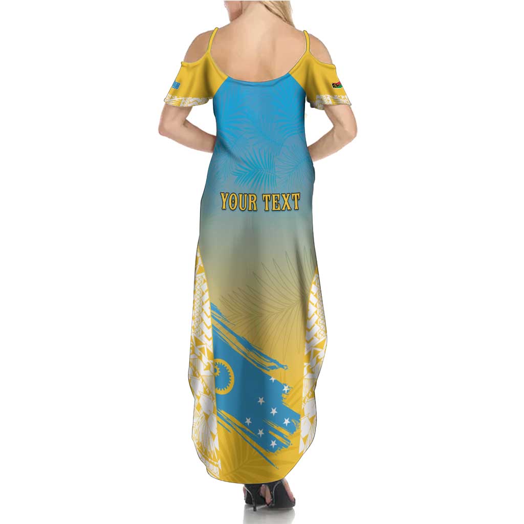 Personalised Vanuatu Sanma Day Family Matching Summer Maxi Dress and Hawaiian Shirt Special Style LT05 - Polynesian Pride