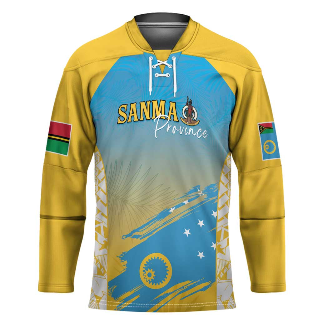 Personalised Vanuatu Sanma Day Hockey Jersey Special Style - Polynesian Pride