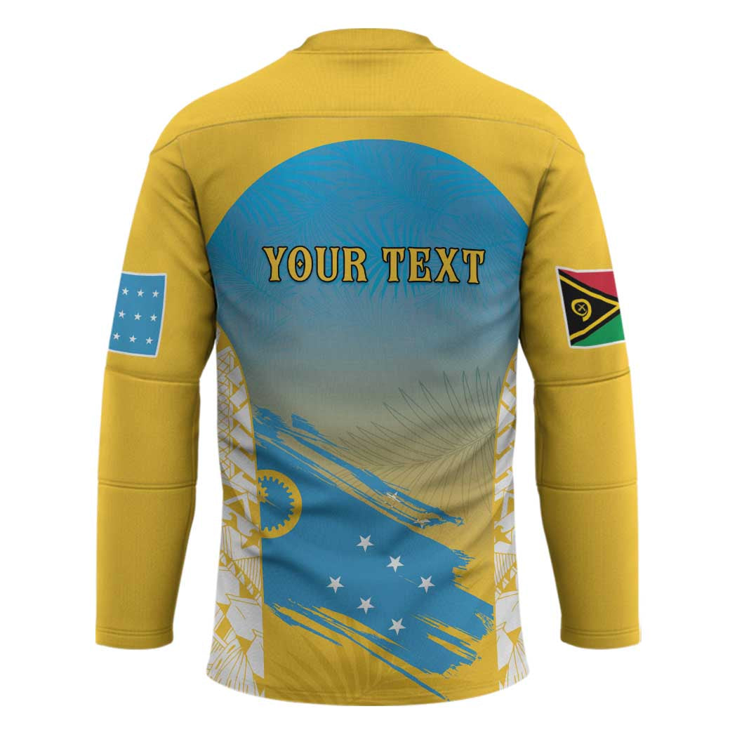 Personalised Vanuatu Sanma Day Hockey Jersey Special Style - Polynesian Pride