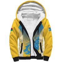 Personalised Vanuatu Sanma Day Sherpa Hoodie Special Style LT05 Unisex Yellow - Polynesian Pride