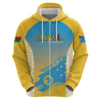 Personalised Vanuatu Sanma Day Zip Hoodie Special Style LT05 - Polynesian Pride